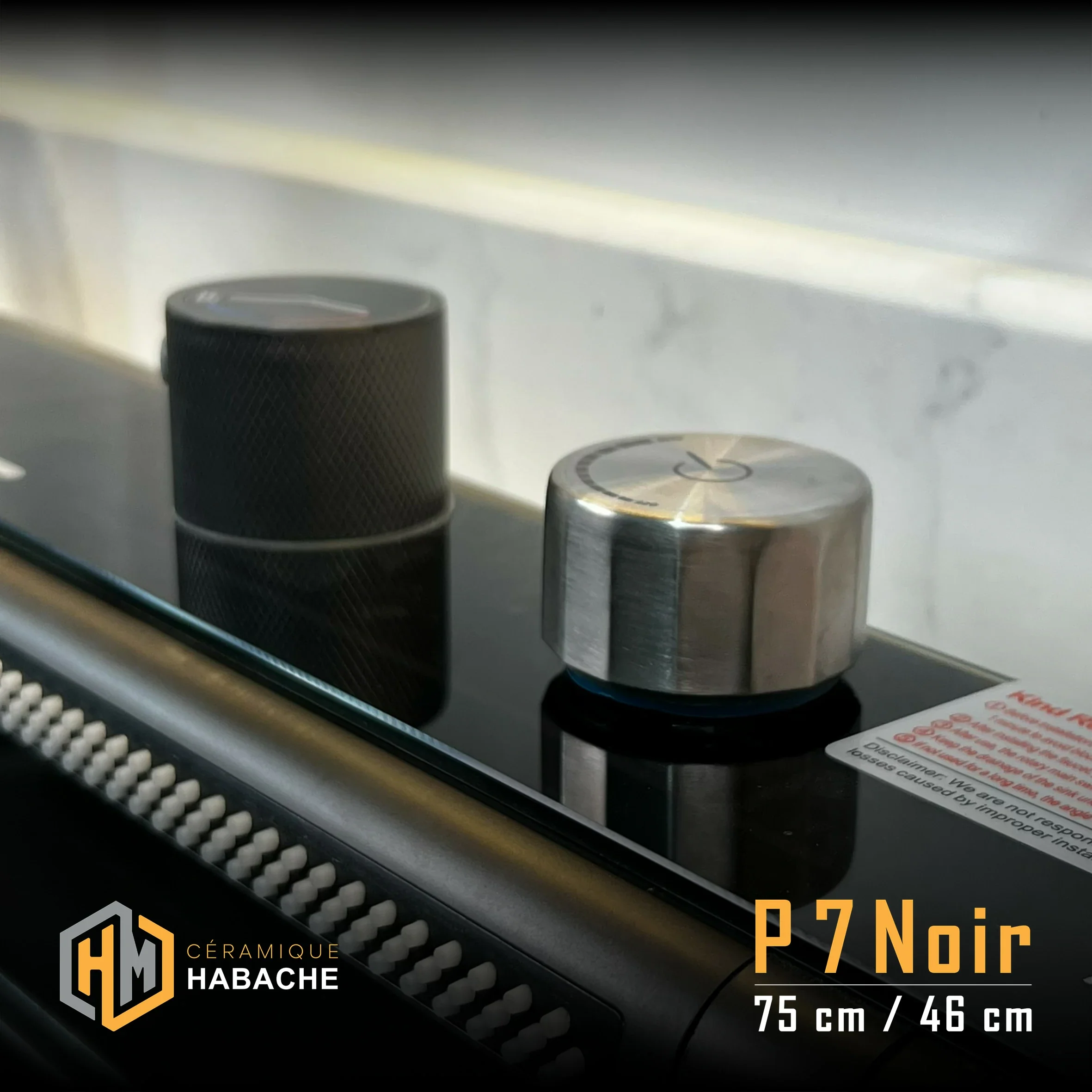 EVIER CUISINE SWISINOX PIANO 07 boutons 01 Bac 75/46 P7N - Image 9